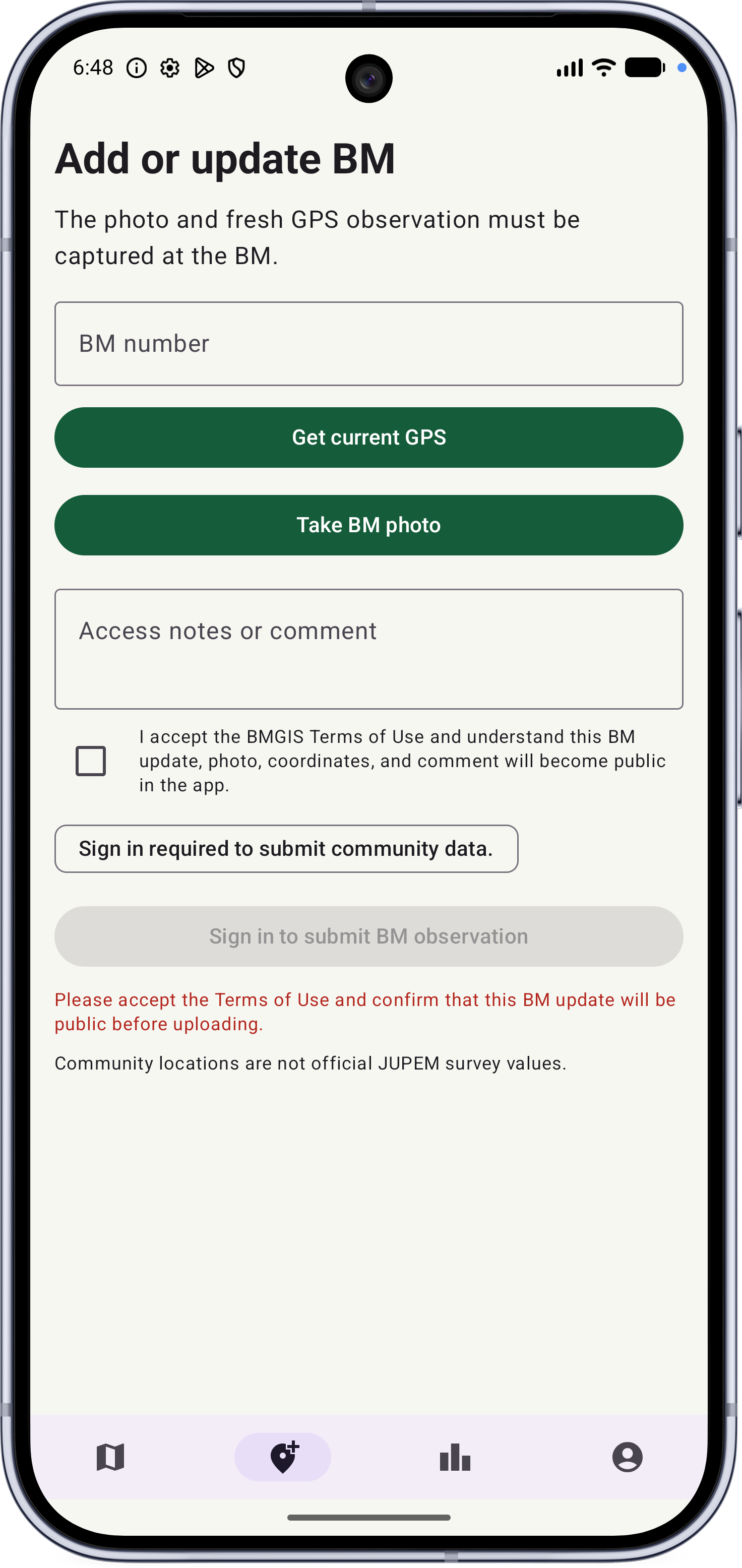 BMGIS community sharing screen